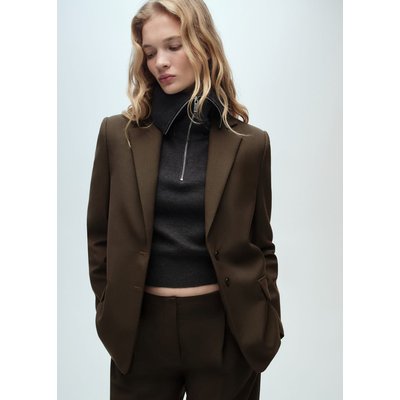 Blazer costume droit MANGO