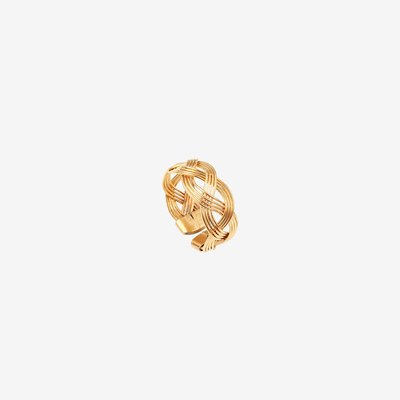 Bague ajustable plaquée or N°6 CAROLINE NAJMAN