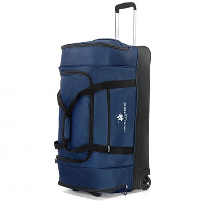 Sac de voyage à roulettes 105L double compartiment 75cm DAVID JONES