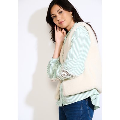 Gilet sans manches bouclette LOLALIZA