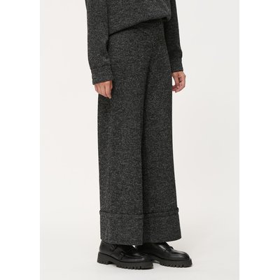 Pantalon large chiné à grand revers HUMILITY