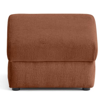 Pouf en Tissu velours relief  - BASTILLE LISA DESIGN