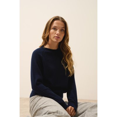 Pull Col Rond Navy Norena JUST CASHMERE