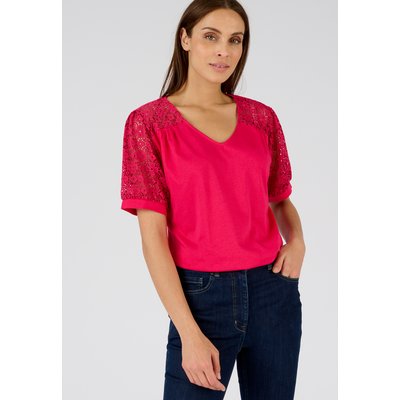 T-shirt détails macramé DAMART