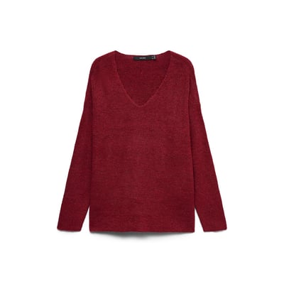 Pull col V en maille mousseuse VERO MODA