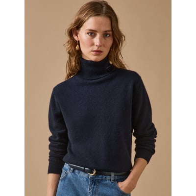 Pull col roulé  - Collection Cachemire CYRILLUS