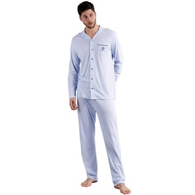 Pyjama pantalon et chemise Stripes ROSÉ Dots ADMAS