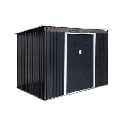 Abri de jardin métal 4,85m² avec puits de lumière et kit d'ancrage AUDOMAROIS SWEEEK