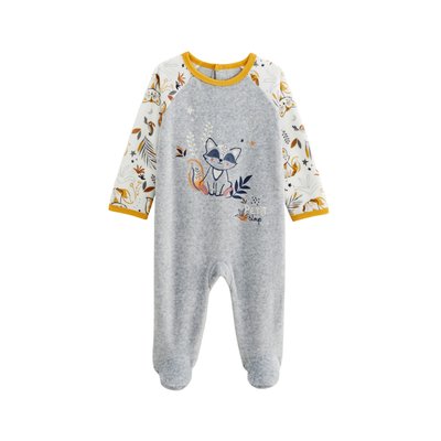 Pyjama bébé en velours Petit Loup PETIT BEGUIN