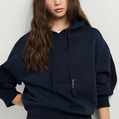Sweat À Capuche Manches En Maille PEPE JEANS