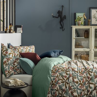 Housse de couette unie en percale de coton, JANE CRUISE ESSIX