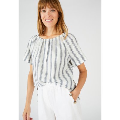 Blouse rayée en voile de coton DAMART