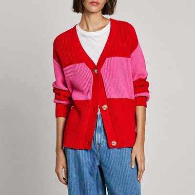Cardigan À Rayures Et Col En V PEPE JEANS