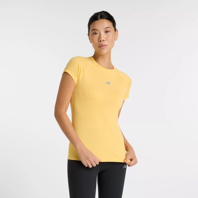 Jacquard Slim T-Shirt T-shirt col rond manches courtes. NEW BALANCE