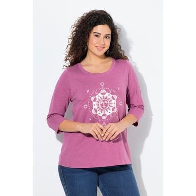 T-shirt à col rond et manches 3/4 ULLA POPKEN