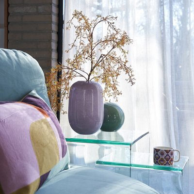 Vase arrondi en verre H23,5 cm, Iva LA REDOUTE INTERIEURS