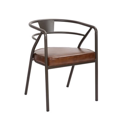 Fauteuil confort simili cuir - BRASSERIE MATHI DESIGN