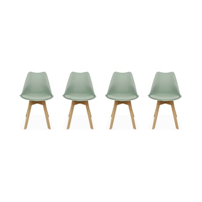 Chaise scandinave bois de hêtre (lot de 4) NILS SWEEEK
