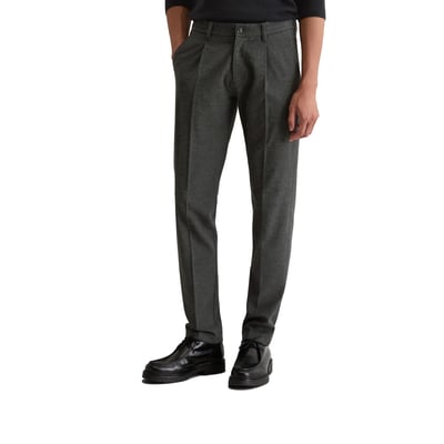 Pantalon modèle Osby Jogger pleats tapered en laine vierge et viscose mélangées MARC O'POLO