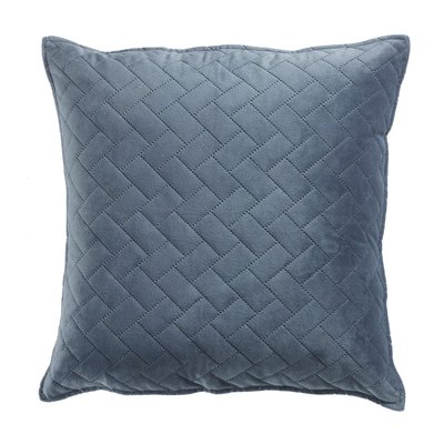 Housse de Coussin Bellanda 40cm bleu DOUCEUR D'INTÉRIEUR
