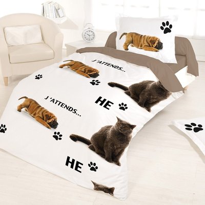 Housse de couette  Jesse +  coton 52 fils DECORATIE