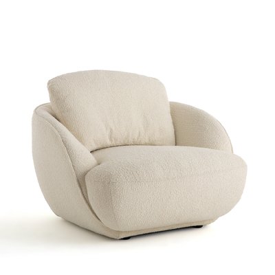 Sillón de bola XL en tejido de rizo, Alpine AM.PM