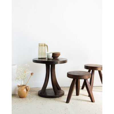 Table d'appoint en teck Hanna N°426 - Bon état DEBONGOUT