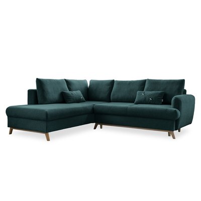 Canapé d'Angle Convertible en Tissu 5 places - LAGOM LISA DESIGN