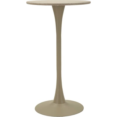 Table de bar ronde plateau et piètement en fer RECOLLECTION