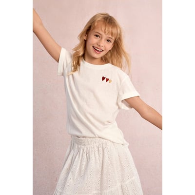 T-shirt imprimé multi-cœurs MOLLY BRACKEN GIRL