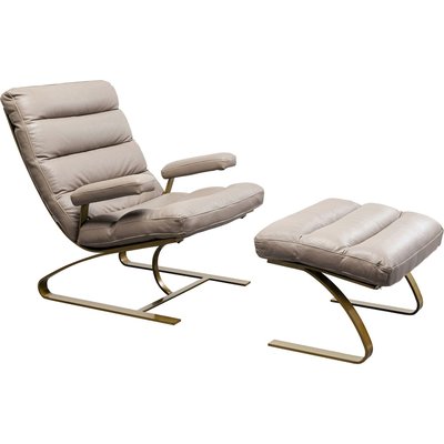 Fauteuil et repose-pieds, NOVEL KARE DESIGN