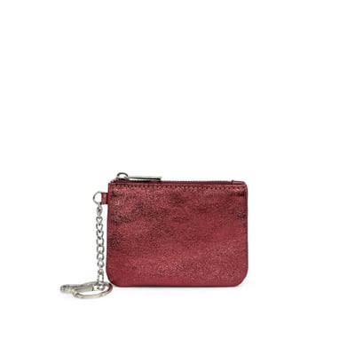 Pochette porte-monnaie porte-clés en cuir irisé POCKET OH MY BAG