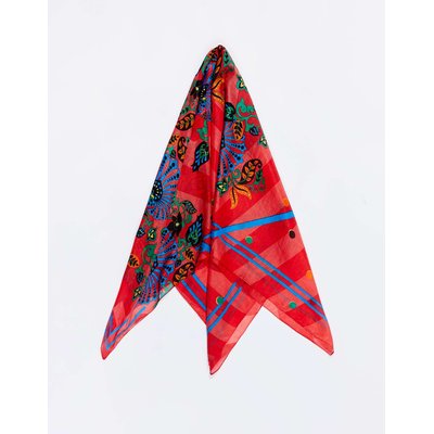 Foulard en soie imprimé CARRE LA FIANCÉE