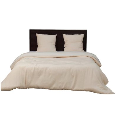 Housse de couette + taies Gaze de microfibre Bicolore EDEN