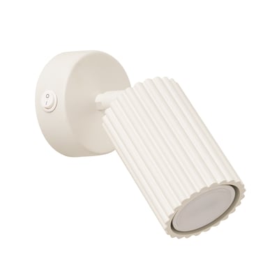 Applique Aluminium Beige GU10 1 Karbon Switch EDEN