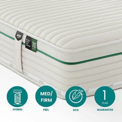 Jay-Be® Natural Fresh Bamboo Hybrid 2000 e-Pocket Mattress JAY-BE