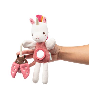 Lena la licorne - jouet d'activités - marionnette - rose - 17cm LILLIPUTIENS