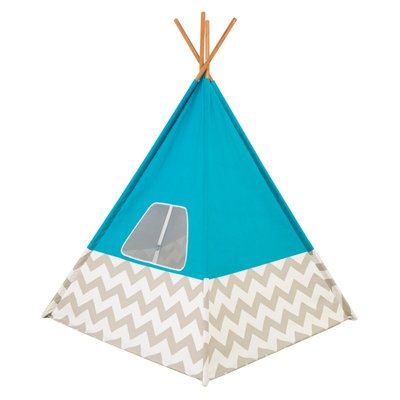 Tipi enfant en toile et bambou Turquoise KIDKRAFT