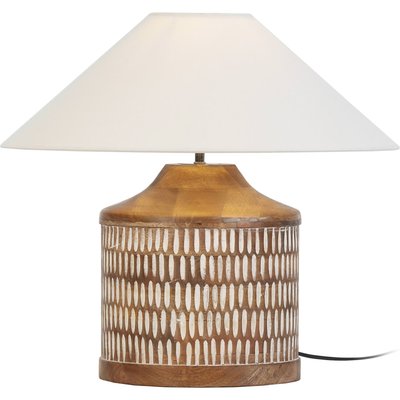 Lampe de table bois naturel  lavage style contemporain RECOLLECTION