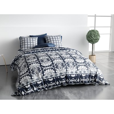 Parure imprimée avec housse de couette et taie(s) en coton, Folk C DESIGN HOME TEXTILE