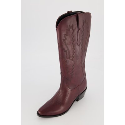 Bottes en cuir esprit cowboy ULLA POPKEN