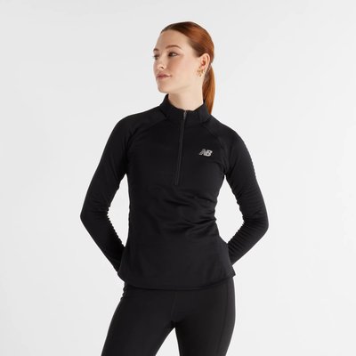 Athletics Heat Grid 1/2 Zip T-shirt col montant manches courtes. NEW BALANCE