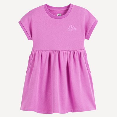 Платье с короткими рукавами из мольтона LA REDOUTE COLLECTIONS