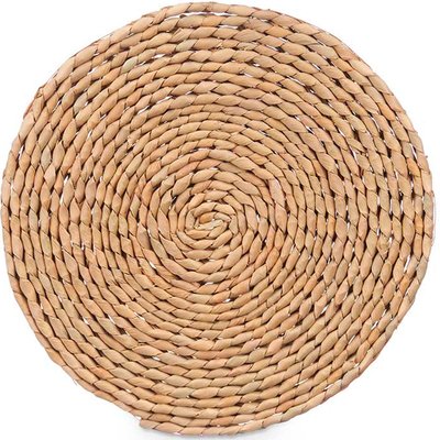 Set de table rond marron fibres naturelles 25cm WADIGA