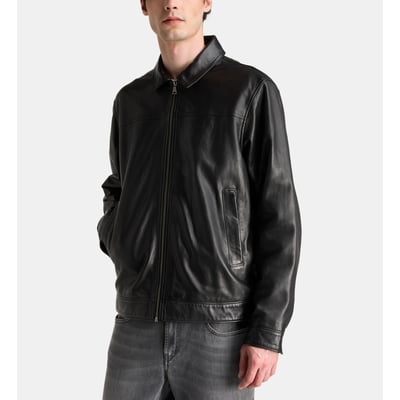 Blouson droit neather en cuir GALERIES LAFAYETTE