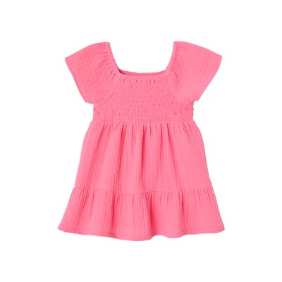 Robe smockée en gaze de coton VERTBAUDET