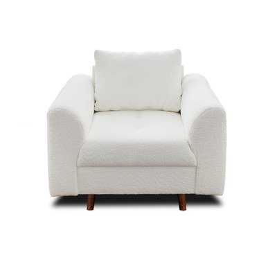 Fauteuil en Tissu bouclette - RUNE LISA DESIGN