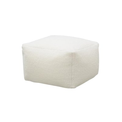 Pouf carré en bouclette Carré AUBRY GASPARD