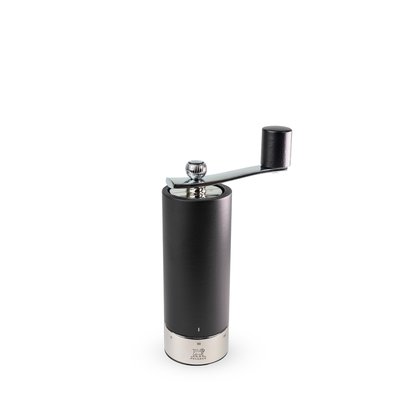 Moulin à poivre à manivelle en bois et inox, noir, u'Select, 18 cm - 7' Isen PEUGEOT