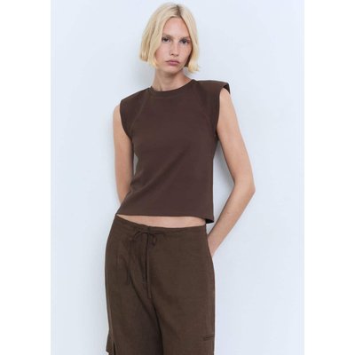 T-shirt épaulettes MANGO